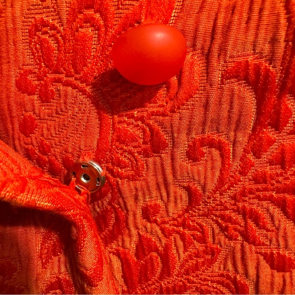 What Comes Around Goes Around for Anthropologie / Orange Shift Dress / size 6 - Picture 2 of 8